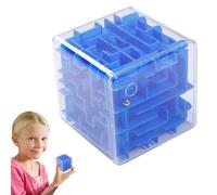 Maze Cube - Giocattolo labirinto cubo 3-D | Puzzle 3-D rompicapo per bambini, gioco di labirinto con palline rotolanti, giocattolo labirinto portatile di cubi, giocattoli educativi,