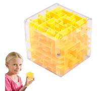 Maze Cube - Puzzle 3D, del gioco di allenamento del cervello | Giocattolo a sfera rotolante, scatola di puzzle logica, labirinto mentale portatile, gioco educativo Fidget per la messa a fuoco