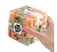 Maze Cube - Puzzle 3D Magic Roller Balle, Giocattolo Di Allenamento Del Cervello Di Consapevolezza Spaziale | GIOCHIO TEASER CRATCHE CREEGLIO | Game Di Escape Room | Puzzle In Legno 3D | Sviluppare Ab