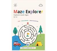Maze Explorer (Puzzle Books for Kids)