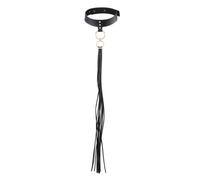 Maze - girocollo con nappine nero
