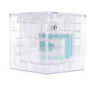 Maze Money Box for Kids, Fun Puzzle Coin Bank Educational Savings Toy per il Compleanno e i Regali di Natale (Bianco)