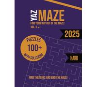 Maze Puzzle Book for Adults & Teens: 100+ Hard Mazes with Solutions, Vol 5 of 5: Test Your Skills with 100+ Mazes Designed to Entertain and Challenge