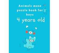 Maze puzzle book for kids 4 years old: To develop the mind and development of thinking for the young child