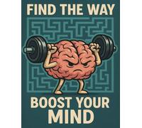 Maze Puzzle Book for Kids & Adults: 100 Fun-Filled Pages to Challenge Your Brain!