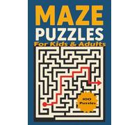 Maze Puzzle Book: For Kids, Adults, Seniors - Includes Rectangular, Circular and Hexagonal Maze Puzzles | 6X9 Inches and 100 Pages of fun!
