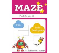 Maze Puzzle Book for Kids ages 4-8: Engaging Mazes for Curious Kids, Ages 4-8