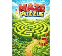 Maze Puzzle Book for Kids: Fun and Easy Mazes to Boost Brain Development, Focus, and Problem-Solving Skills