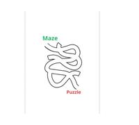 Maze PuzzleA fun maze book that develops intelligence and focus in an exciting way.: A fun maze book that develops intelligence and focus in an exciting way.