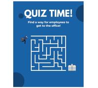 Maze Time: Get to the Office! 150 Workplace Puzzles for Teens and Adults: (7.5in x 9.25in - 300 Pages)