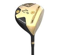 MAZEL Driver da golf in titanio da uomo, 460 CC, per destrorsi, design con coppa di alta qualità, distanza massima della palla (oro 2.0, 10,5 R)