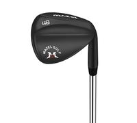 MAZEL Zeppe da golf forgiate per uomini e donne - cuneo da golf, cuneo di sabbia, cuneo di lob, fuga bunker e taglia rapidamente i colpi intorno al verde, cuneo per mazze da golf High Loft (cuneo nero