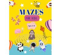 Mazes for Kids Ages 4-8, fun & Learning brain boosting activity for screen free hours.