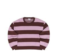 Mazine - Women's Striped Jacquard Knit Jumper - Maglione XXL marrone/lilla