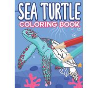 Mazing Workbooks Sea Turtle Coloring Book (Tascabile)