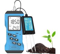 MazmornFly Tester Terreno 7 in 1, Azoto, Fosforo, Potassio Npk, Kit Misuratore Portatile PH Terreno, Misuratore Temperatura, Conducibilità, umidità, EC per Petrolchimica E Agricoltura