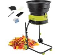 MazmornFly Trituratore Elettrico per Foglie, Biotrituratore per Compost 2500 W, Biotrituratore Elettrico per Foglie da Giardino 8000 Giri/Min, per Pulizia del Giardino, Cavo Alimentazione 20 M