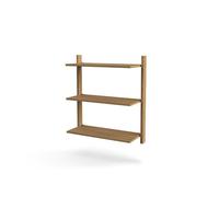 Mazo MOD Modello 11 Sistema di Scaffalature 1x875 Binario + 3 Ripiani Rovere