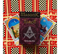 Mazonic Tarot Deck Carte Diaz Silva Lo Scarabeo Esoterico Divinazione Nuovo