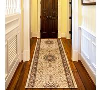 Mazovia Tappeto per Corridoio - Passatoia Corridoio Orientale - Tapis Salon, Chambre, Cuisine e Corridoio - Certifié Oeko-Tex - Tapis de Couloir au Metre - Beige - 70x250 cm