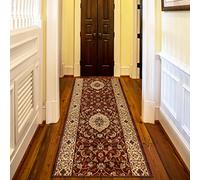 Mazovia Tappeto per Corridoio - Passatoia Corridoio Orientale - Tapis Salon, Chambre, Cuisine e Corridoio - Certifié Oeko-Tex - Tapis de Couloir au Metre - Marrone - 80x700 cm