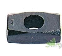 MAZZA A DUE TESTE PIANE PER MARTELLO MAZZETTA ACCIAIO FORGIATO DA KG. 3