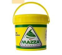 MAZZA Colorificio Pittura per Interni Lavabile Acrilica Lt 5-14 Per Muri Interni Ed Esterni Bianca e Colorata Colorificio (5 Litri, Guscio D'Uovo3 Mz1157/5)
