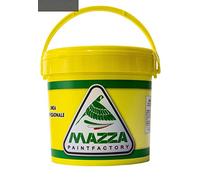 MAZZA Colorificio Pittura per Interni Lavabile Acrilica Lt 5-14 Per Muri Interni Ed Esterni Bianca e Colorata Colorificio (5 LItri, Silver4 Mz1153/5)