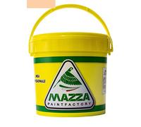 MAZZA Colorificio Pittura per Interni Lavabile Acrilica Lt 5-14 Per Muri Interni Ed Esterni Bianca e Colorata Colorificio (14 Litri, Salmone Mz1027/14)