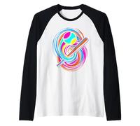 Mazza da Baseball e Palla Softball Maglia con Maniche Raglan