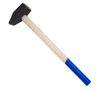 Mazza da edilizia con testa in acciaio e manico legno 4 Kg