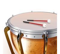 Mazza in feltro di lana per strumenti a percussione con manico in lega di allumi