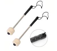 Mazza per batteria grado professionale con manico indeformabile 2 pezzi