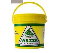 MAZZA Pittura Al Quarzo Per Muri Interni Ed Esterni Lt 14 Ad Alto Potere Coprente Colorificio (Grigio Perla2 Mz1071)
