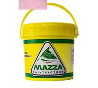MAZZA Pittura Decorativa Per Interni Effetto Sabbiato Lt 5 Sabbia Colorificio Vernice Muro Effetto Metallizzato Cangiante Perlescente Idropittura Murale Colorata (Fuxia Chiaro Sbp3018)