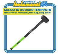 Mazza Ribimex PROJTMA40 4 Kg 91 cm Testa in Acciaio Manico Trimateriale