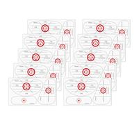 Mazze Da Golf A Nastro - Nastro Per Battuta Da 6,69x4,09 Pollici, Guide Di Allineamento Da 10 Fogli | Per L'allenamento Del Golf Di Precisione | Adesivi Da 130x75 Mm Per Donne, Atlete, Oscillant