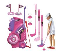Mazze da Golf per Bambini 3-5 Anni - Set Golf Portatile Facile da Trasportare | Giocattolo Sportivo Regalo Compleanno Natale per Bambina Casa Giardino Interno