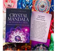 Mazze Di Attivazione CRYSTAL MANDALA Blue Angel Esoteriche Fairchild Nuove