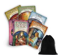 Mazze Di Carte Oracle Earth Magic E Guida Di Steven D. Farmer Con Sacchetto