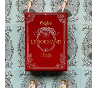 Mazze Di Carte Oracle Lenormand Dorate Con Foil Oro Lo Scarabeo NUOVO
