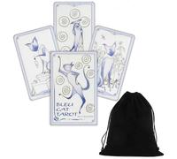Mazze Di Tarocchi Blu Con Manuale Schiffer Publishing Beth Seilonen Con Borsa