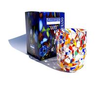 MAZZEGA ART & DESIGN - 1 Bicchiere in Vetro di Murano CANOVA, Soffiati e Lavorati a Mano nell'Isola di Murano. Linea “I Colori di Murano” 350 ml. Made in Italy (2)