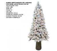 Mazzeo Giocattoli Albero 240 Cm Abete Innevato Del Gargano Con Pigne 20794385