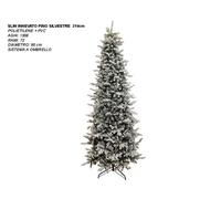 MAZZEO GIOCATTOLI ALBERO NATALE CM 210 PINO SILVESTRE SLIM INNVEVATO 20957513
