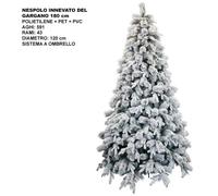 Mazzeo Giocattoli Albero Natale Nespolo Innevato Del Gargano Cm 180 21048555
