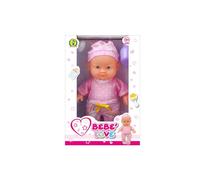 Mazzeo Giocattoli Bambola Bebè Love 20 cm, età 18m+