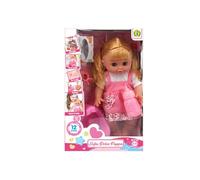 Mazzeo Giocattoli Bambola Sofia dolce pappa, età 3+, 3 batterie incluse, 12 suoni