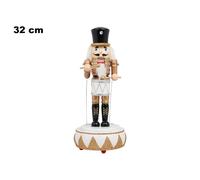 Mazzeo Giocattoli Schiaccianoci Con Carillon In Legno Cm 32 117989