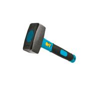 MAZZETTA DA MURATORE 1000 GR DURAFLEX ACCIAIO C45 CON MANICO IN FIBRA DI VETRO